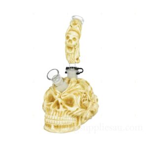 Skull Design Borosilicate Glass Bong