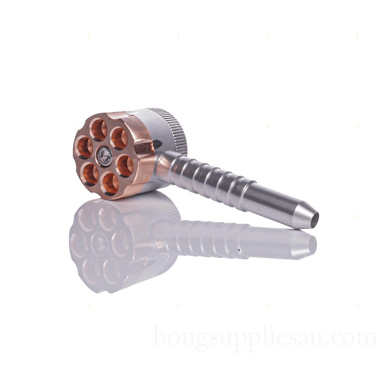 Revolver 6 Chamber Metal Herb Grinder