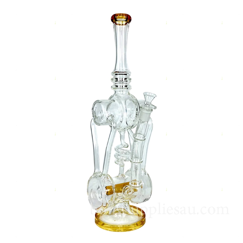 Phoenix Glass Percolator Recycler Bong 40cm