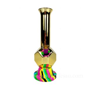 Premium 28cm Golden Honeycomb Bong Glass Design