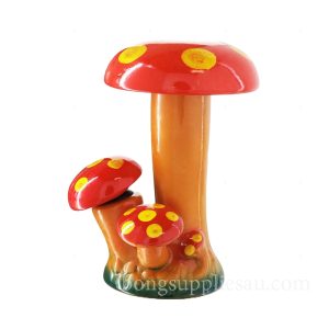 Stealth Mushie Ceramic Bong by Agung 23cm