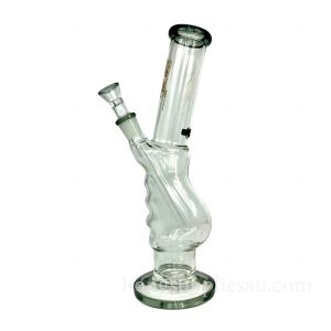 Stylish Ash Green Billy Mate Glass Bong 30cm