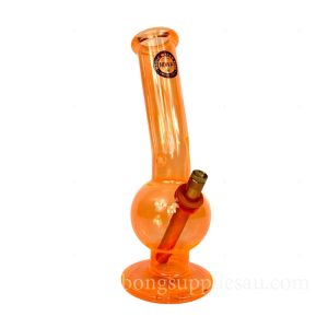 Bubble Bong 26cm in Classic Orange Glow