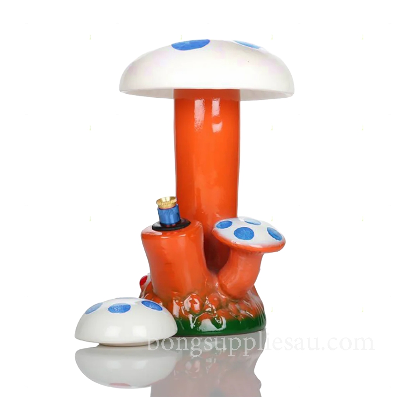 Stealthy Ceramic Agung Bong with Mushie Vibe