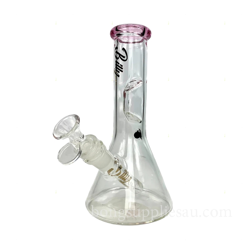 Compact Pink Beaker Bong 20cm Height