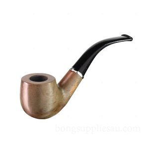 Classic Wooden Pipe with Matching Stand