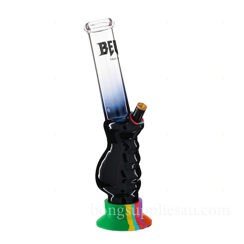 Gripper Glass Bong 33cm with Enhanced Grip