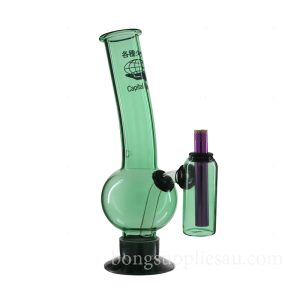 Capitol Green Double Chamber Glass Bong 30cm Tall