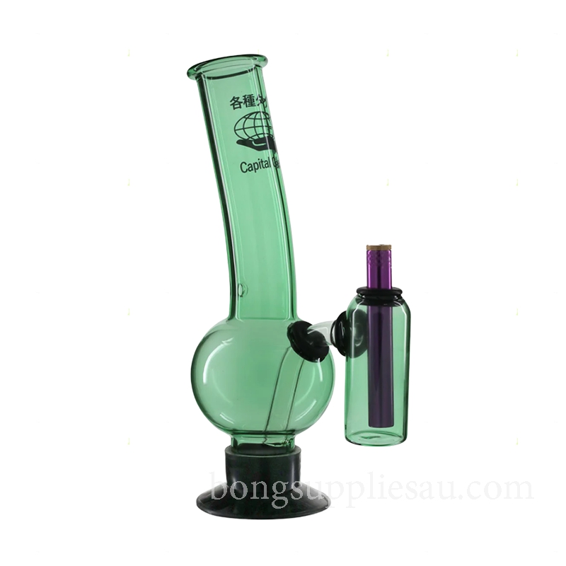 Capitol Green Double Chamber Glass Bong 30cm Tall