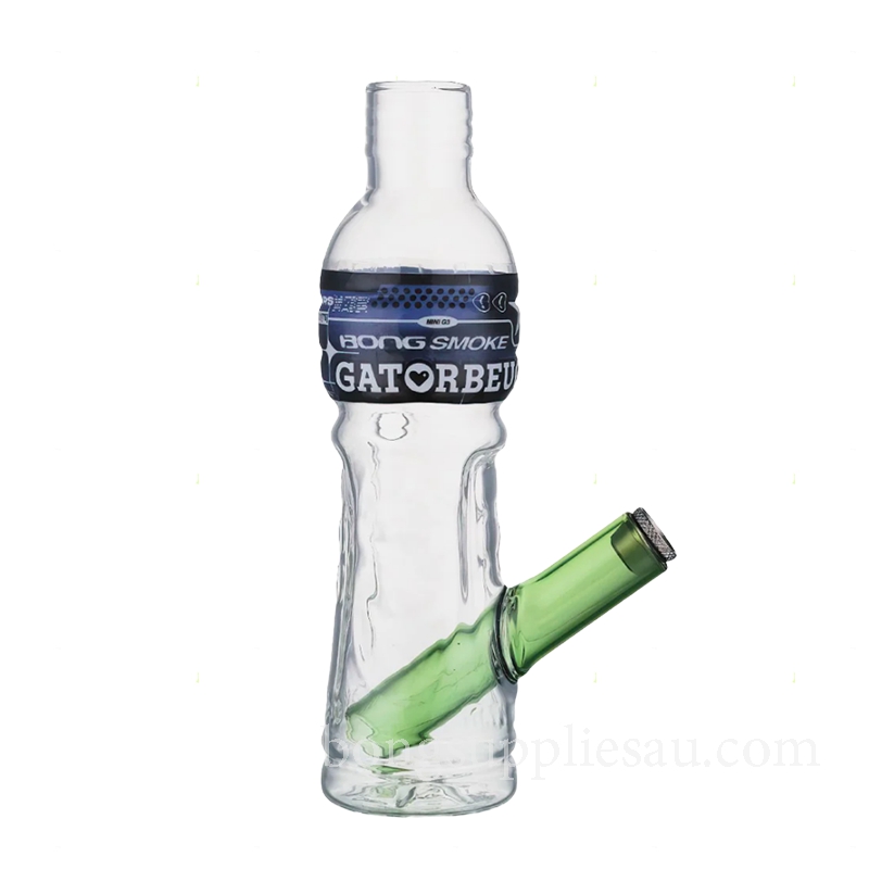 Gatorbeug Green Mini Glass Bong G3 18.5cm