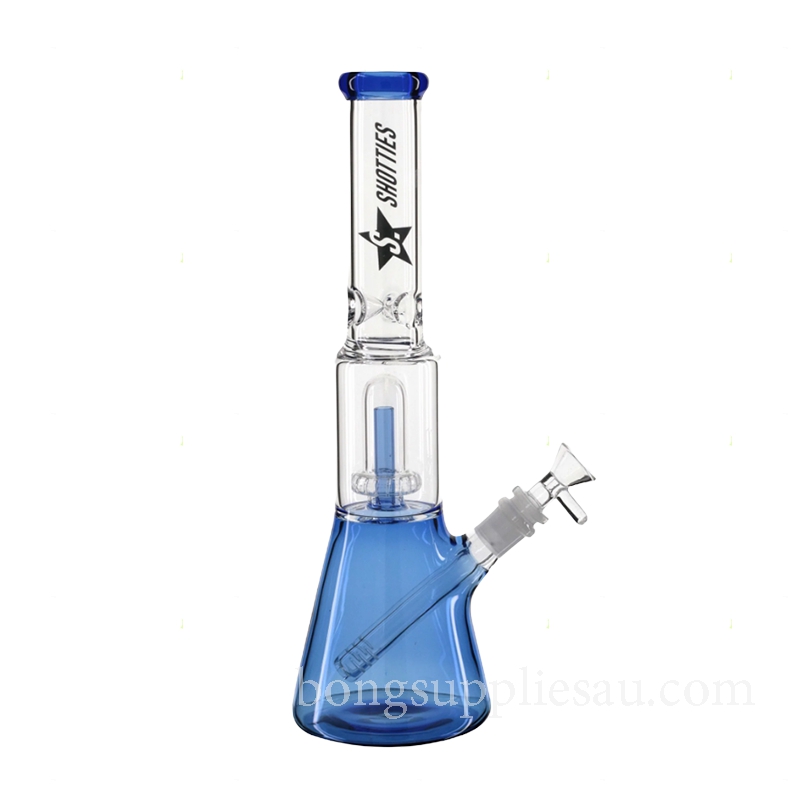 Glass Perc Pillar Bong 33cm