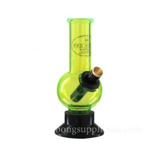 Mini Bubble Glass Bong 17cm Green Vibe