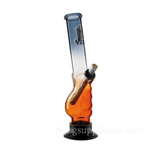 Large Gripper 33cm Glass Bong Ocean Fire Mix