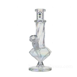 Diamond Jewels Pearl Glass Bong 25cm