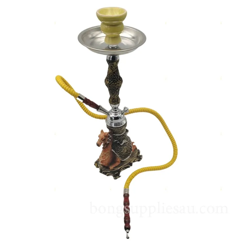 Classic Arabic Hookah 26cm Portable Single Hose - Image 5