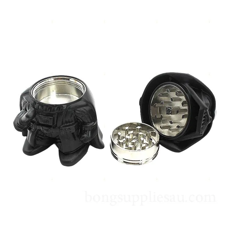 36mm Black Vader Shape Herb Grinder - Image 2
