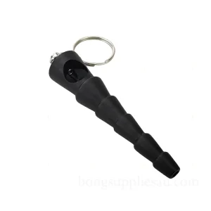 Creative Tower Shape Pipe with Keyring Portable Style
