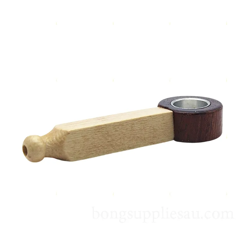 Compact Wooden Smoking Pipe Handmade Style - Image 2