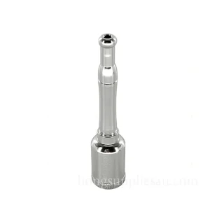 Sleek Metal Pipe Bottle Design Compact Use