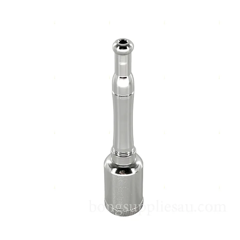 Sleek Metal Pipe Bottle Design Compact Use